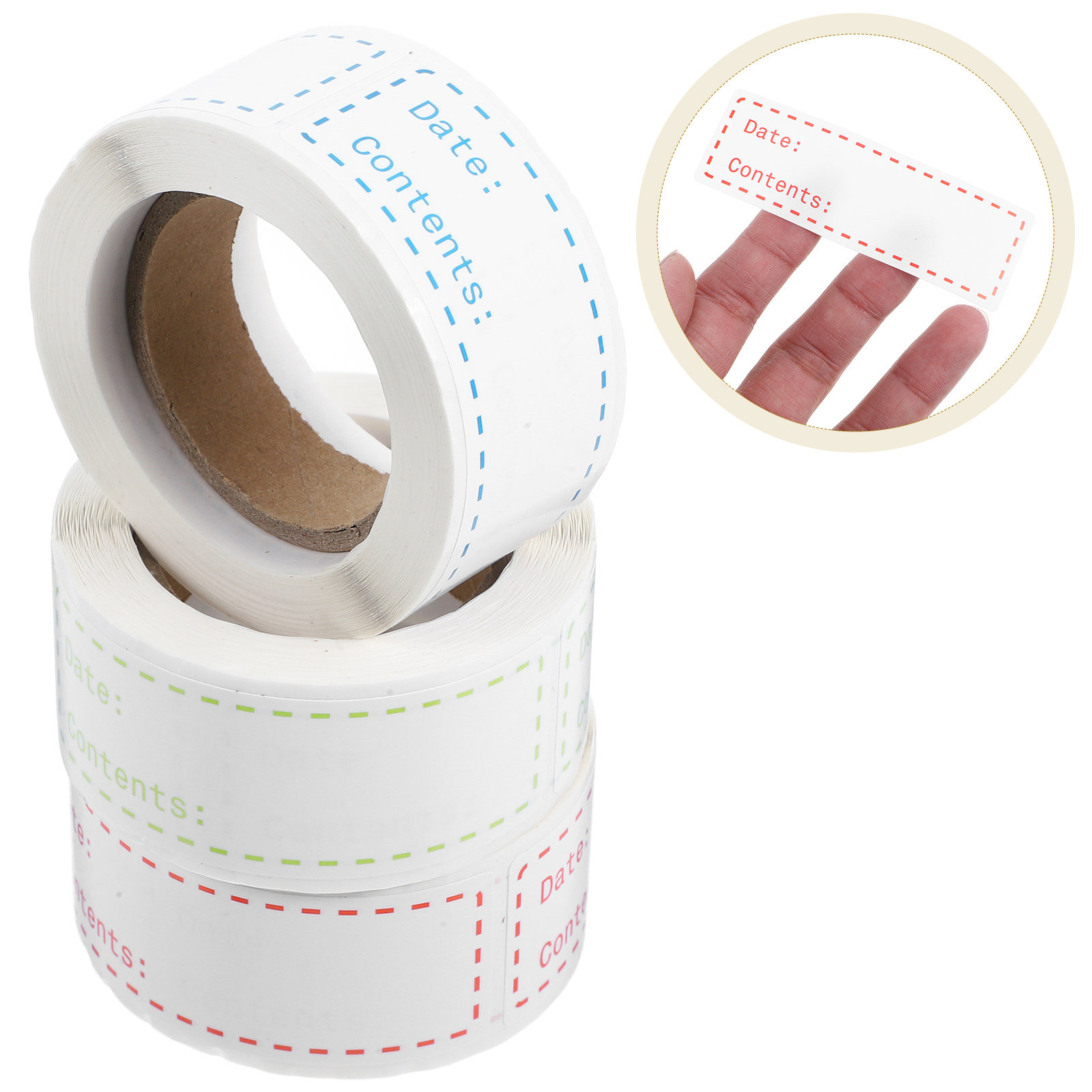 Food Storage Labels - 3개들이, 떼어낼 수 있는 식품 보관