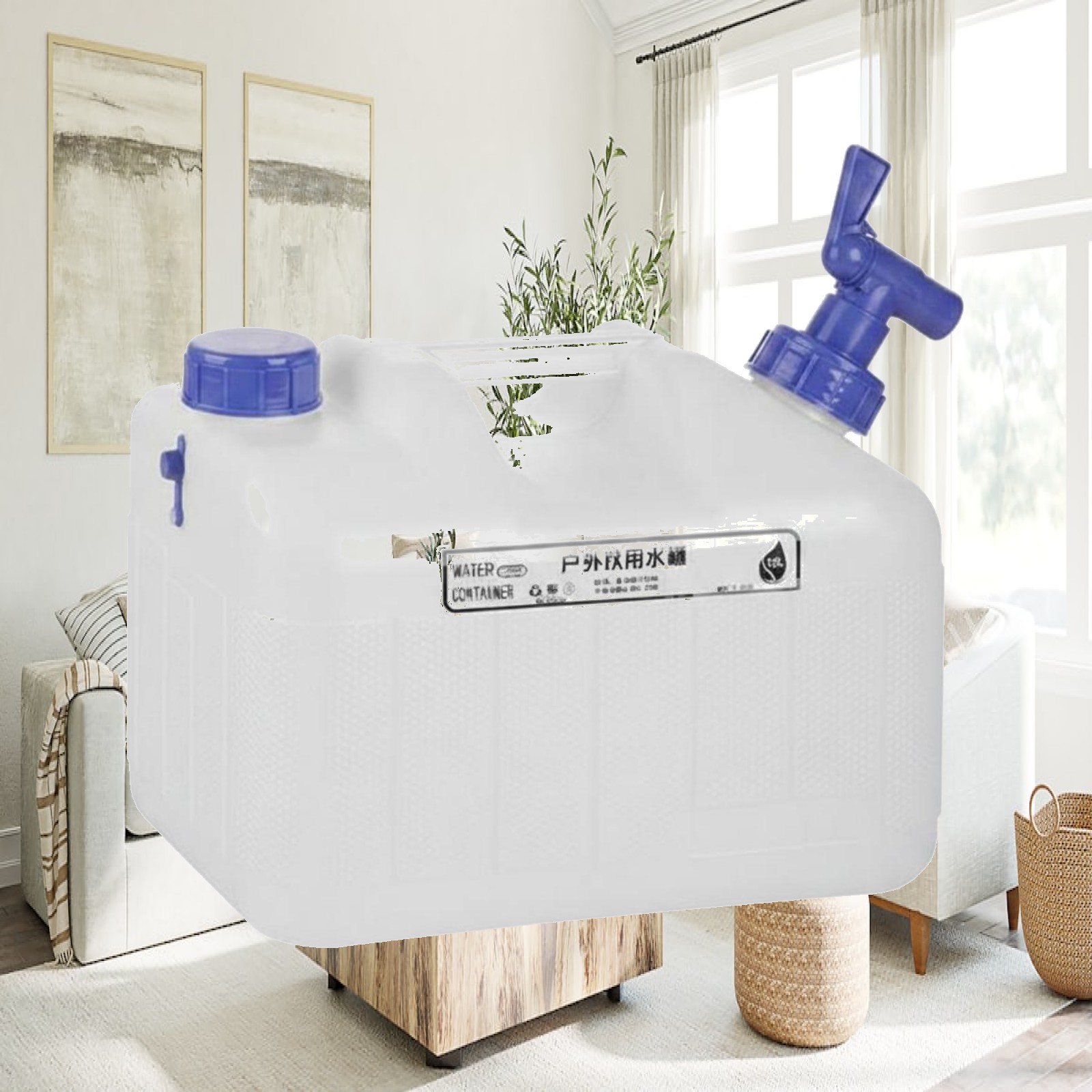 휴대용 캠핑용 물통, 식품 등급 PE 재질, 대용량,  - Food Storage Containers 리뷰 및 가격