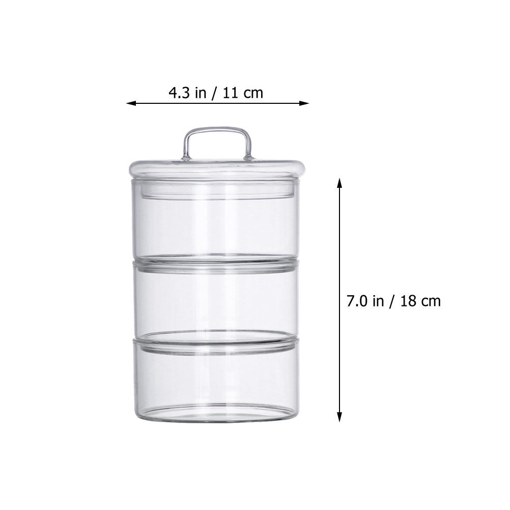 1세트 투명 유리 샐러드 볼, 쌓아서 보관 가능한 식품 - Food Storage Containers 리뷰 및 가격