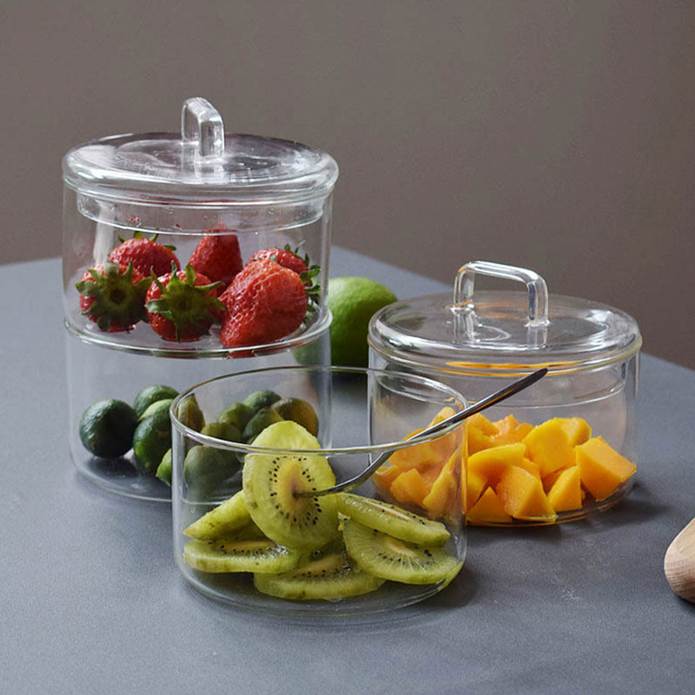 1세트 투명 유리 샐러드 볼, 쌓아서 보관 가능한 식품 - Food Storage Containers 리뷰 및 가격