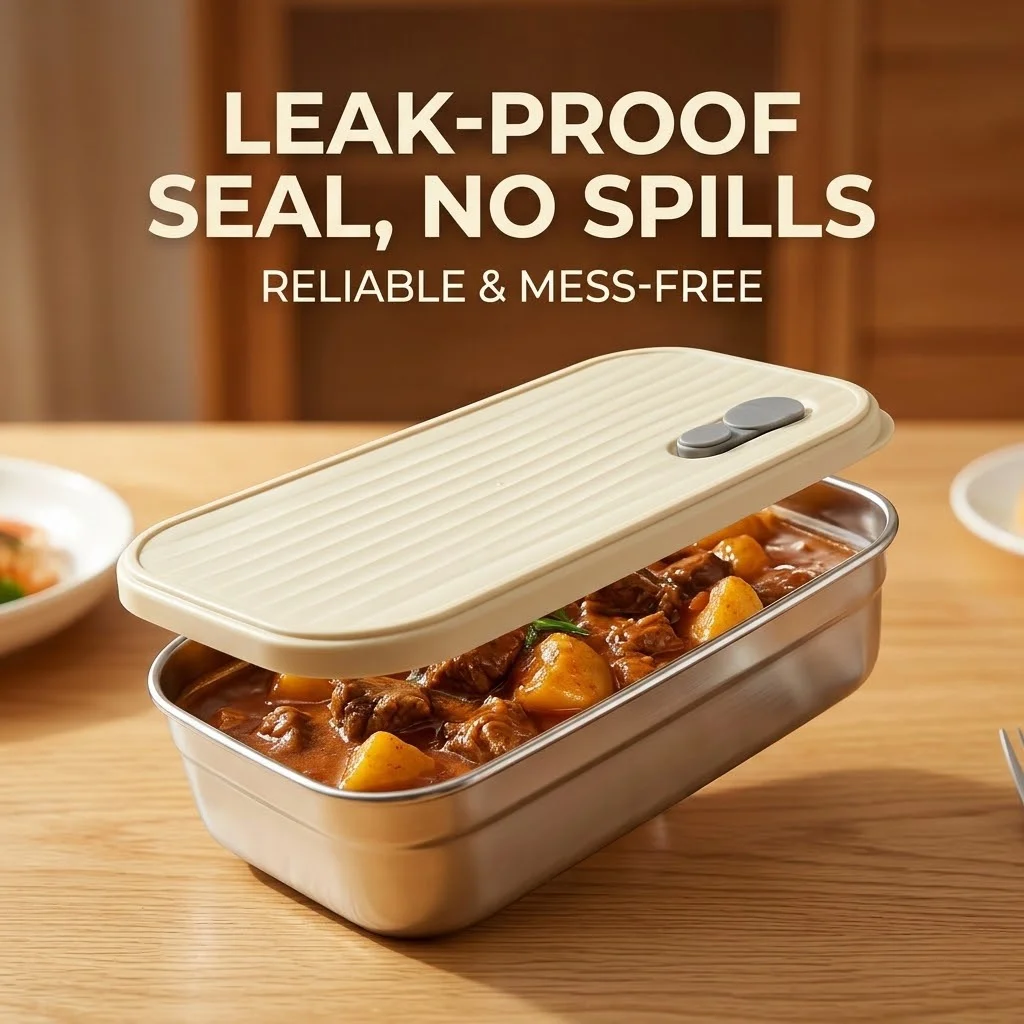 304 스테인리스 스틸 소재의 도시락 세트, 어린이 및 - Food Storage Oven Safe 리뷰 및 가격