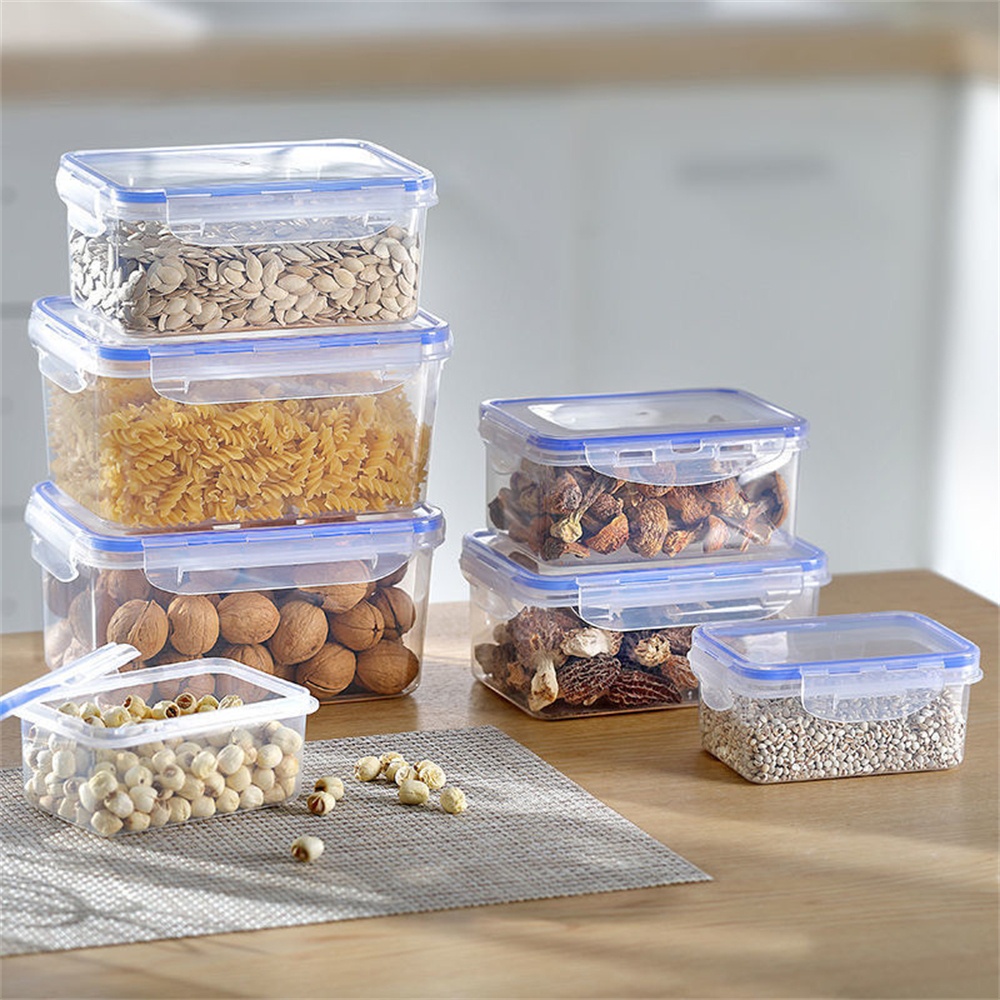 1/4팩 식품 보관 용기 투명 주방 정리함 뚜껑 포함  - Food Storage Oven Safe 리뷰 및 가격