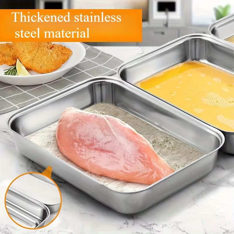 투명 뚜껑이 있는 3종 스테인리스 스틸 식품 보관 세트 - Food Storage Meals 리뷰 및 가격