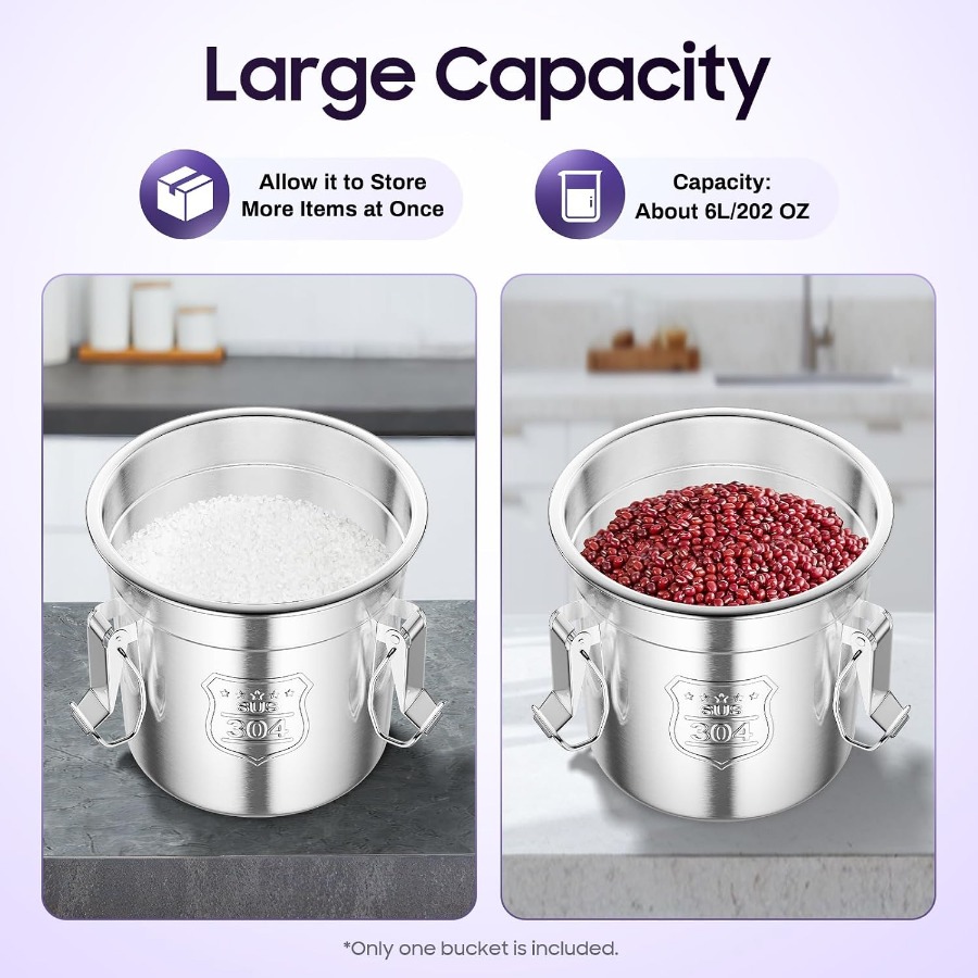 스테인리스 스틸 재질의 밀폐 용기 및 뚜껑이 달린 보관 - Food Storage Containers 리뷰 및 가격