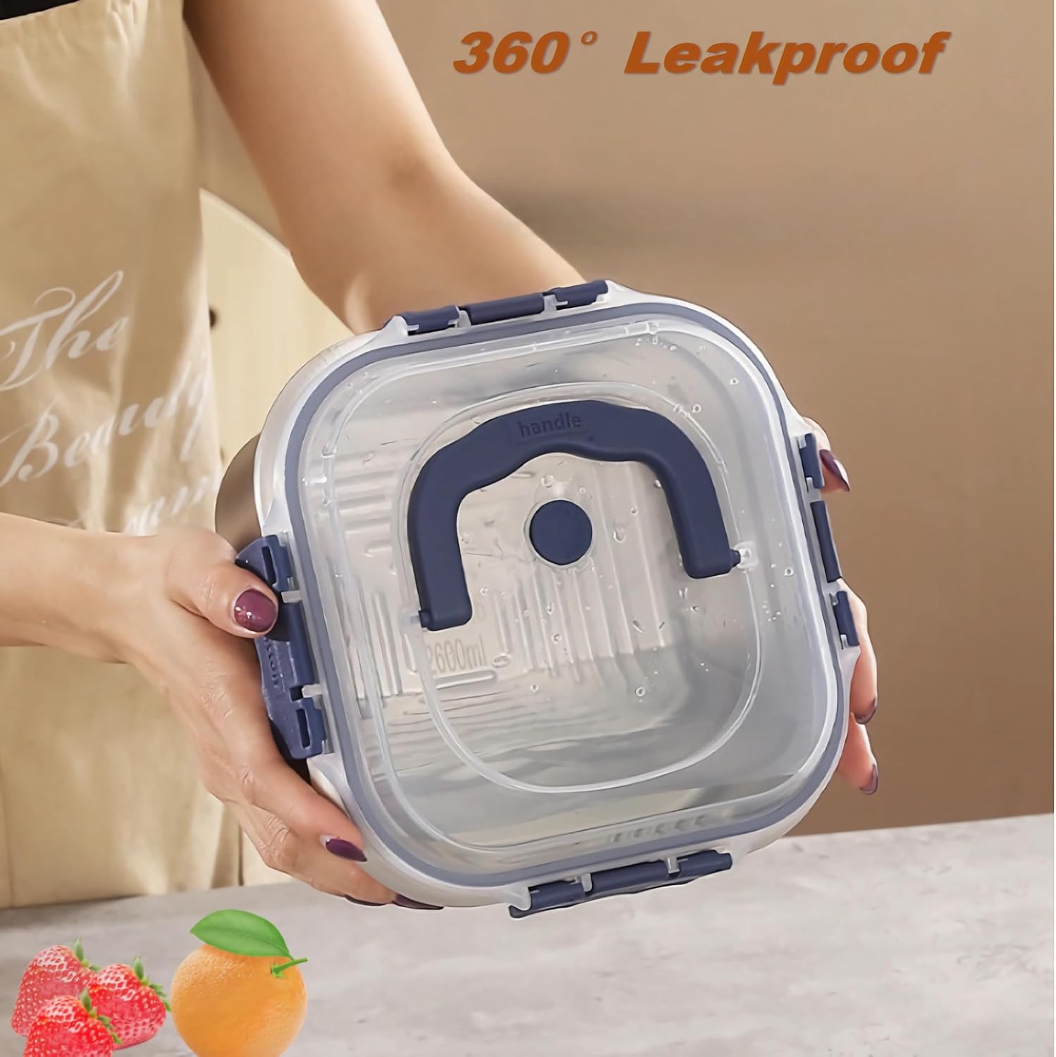 새지 않는 스테인리스 스틸 도시락 용기 (뚜껑 포함)  - Food Storage Oven Safe 리뷰 및 가격