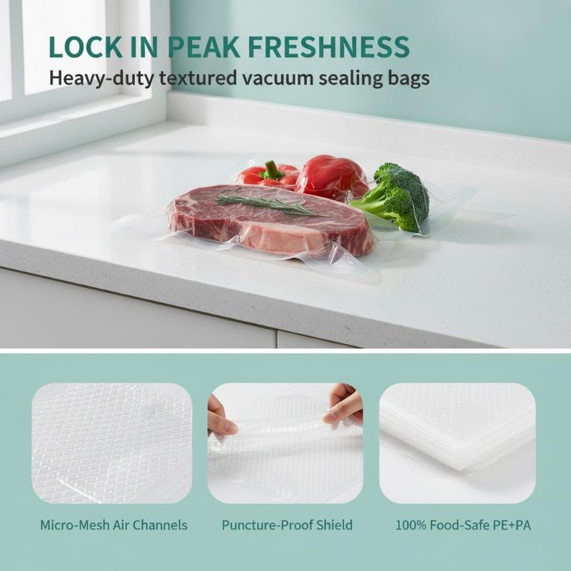 100개입, BPA 무첨가, 진공 포장용 식품 보관 백 - Food Storage Bag 리뷰 및 가격